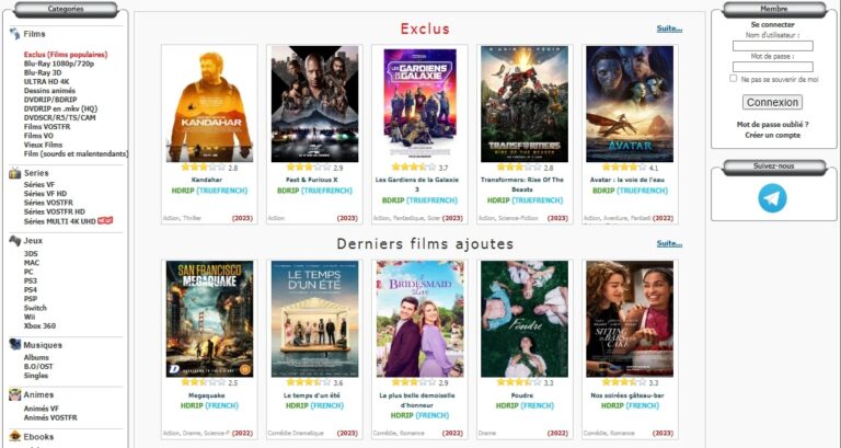 Zone Téléchargement : Nouvelle adresse