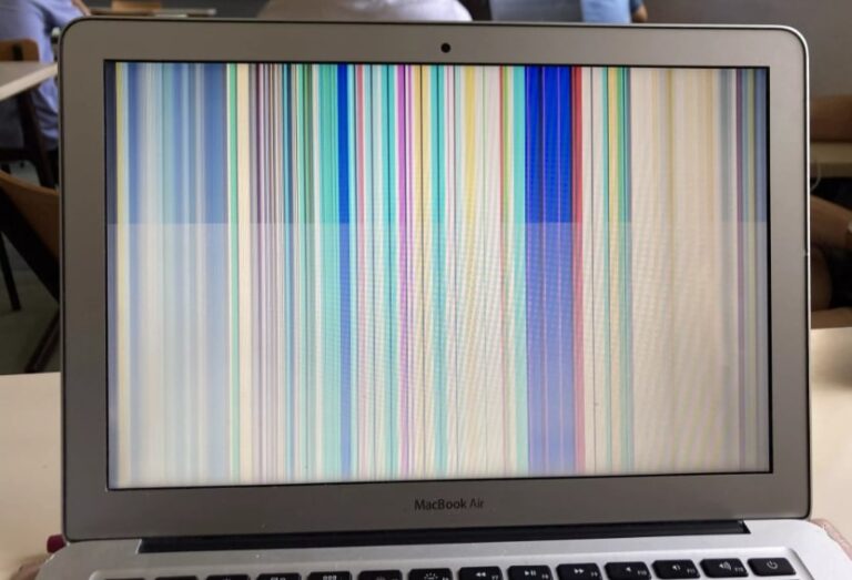 Des lignes verticales sur votre écran