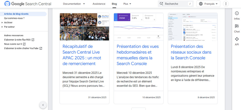 Google Search Central Blog SEO