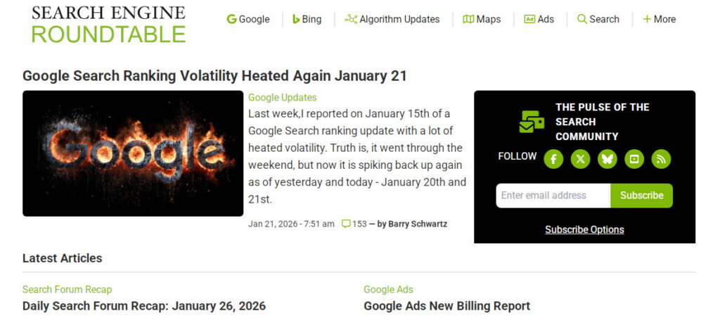 Search Engine Roundtable